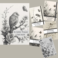 12 Trauerkarten