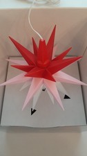 Herrnhuter Bastelstern Sonderedition Farbe rosa weiß rot A1e 13cm  
