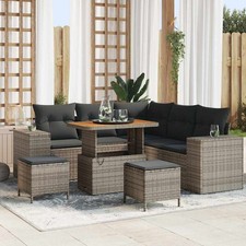 Gartensofa set mit kissen - mit,