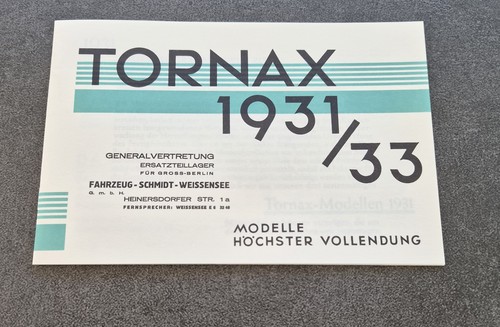 Tornax 1931 prospekt - tornax,