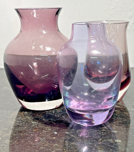 Caithness glas lila vasen set - lila,