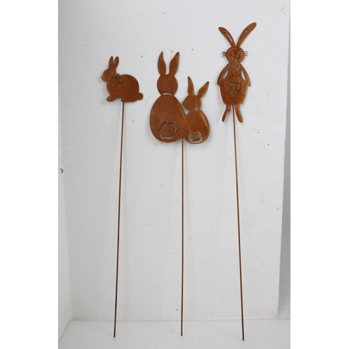 Metallstecker osterhase - metallstecker,