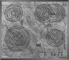 Glaskeramik Kochfeld 60cm