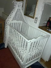 Kinderbett 120x60cm mit Matratze 3 Stufen Kasten weiß Bettset komplett