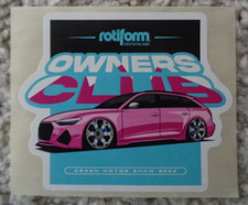 Aufkleber / Sticker Audi RS6