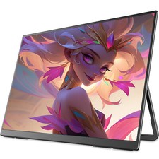 23,8 Zoll 120Hz Tragbarer Monitore 1080P HDMI USB C Für PC Spielkonsole mit VESA