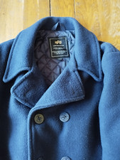 US Navy Winter Peacoat Alpha original Gr. L