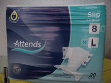 Attends 112 Slips Einlagen regular Gr. L Saugstärke 8 Inkontinenz Windel NEU