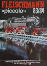Fleischmann Katalog "piccolo", Spur N, 83/84,Sortimentskatalog aus der"Frühzeit"