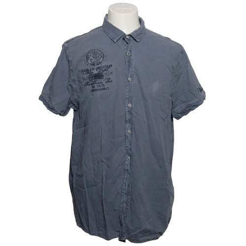 Camp david blue - david, kurzarmhemd