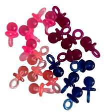 20 Schnuller klein ca. 2,5 cm 90er Jahre Plastik Anhänger Kult Vintage