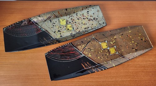 Platte schale dekotablett - 2x,