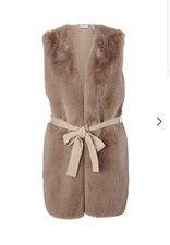 S.Oliver Kunstfell Weste Beige