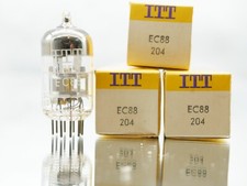 3x LORENZ ITT E88C  EC88 AUDIO