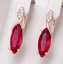 Luxus Ohrringe Huggie 585er