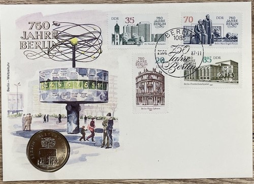 Ddr numisbrief mark - ddr,