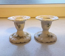 Rosenthal  Pompadour- Leuchter / Kerzenhalten Blumen  Goldrand