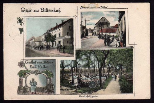 41812 dittersbach bei - ak,