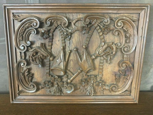 Barock relief wappen - barock,