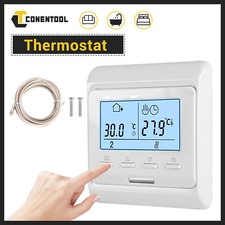 Weiß Digital Thermostat Raumthermostat Fußbodenheizung Wandheizung LCD Heizung