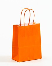 Papiertragetaschen orange