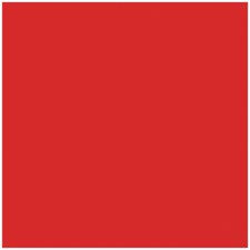 Wallario Glasplatte für Ikea Lack Tisch, 55x55 cm, Motiv: Rot einfarbig satt