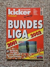 Kicker Sonderheft Bundesliga 2001/2002 Fußball 