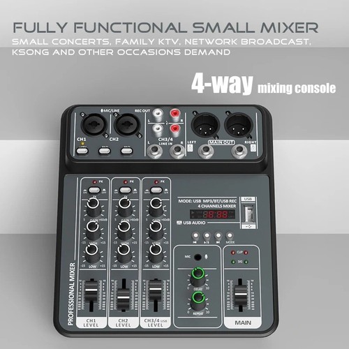 Kanal audio mixer mit - kanal,