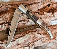 Taschenmesser Laguiole Damastmesser Damaszener Klappmesser scharf handmade (LG25