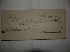 Vorphila-Brief Preußen - Dienstbrief Konitz nach Marienwerder