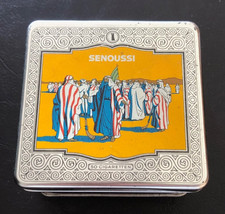 SENOUSSI /  Zigaretten-Dose / Blechdose / 50 Zigaretten ca 8x9x5cm
