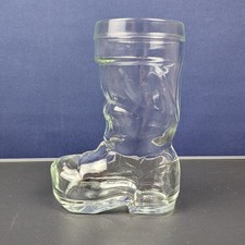 dekorativer Glas- Stiefel