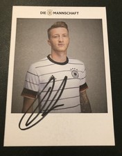 Handsignierte AK Autogrammkarte *MARCO REUS* Deutschland DFB EM 2021 RAR