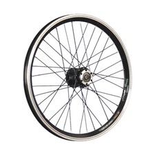 Laufrad 20 Zoll Vorderrad Fahrrad Faltrad Hohlkammer vorn 6 Loch Disc schwarz
