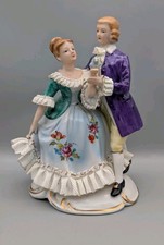 Rokoko Pärchen Paar Biskuit