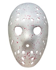 Hockey Maske mit Blutspritzer für Halloween