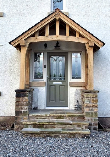 Brabourne eiche veranda kit - eiche, |