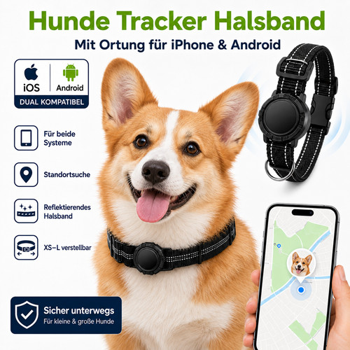 Hundehalsband mit tracker - mit,