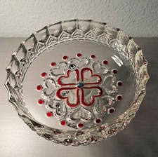 Glasschale mit - (walther, glas)