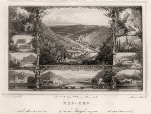 Bad ems souvenirblatt - bad,