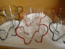 6 x Bodum Hot Pot Glas Schale Auflauf-Form feuerfest Design C. Jörgensen wie neu