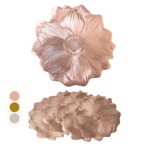Platzset metallic blume - platzset,