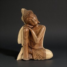 Holz Buddha Skulptur ruhend