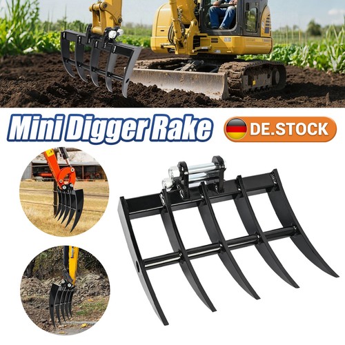 Baggerrechen für 5t - baggerrechen,