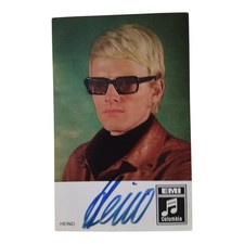 Original Autogramm  - handsignierte Autogrammkarte - Heino - signed - Rar