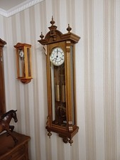 Wanduhr Pendeluhr Seilzug-Regulator Kieninger 