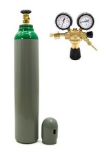 Gasflasche +Reduzierer Reines 4.8 Argon (100%) Schweißgas 8 Liter WIG MIG 150bar