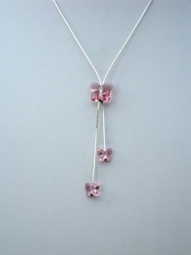 Kette mit swarovski - mit, kristallen