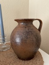 SCHEURICH Vintage Keramik Henkel Vase 603-22 braun terracotta 22 cm Krug