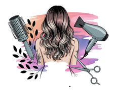 Spardose Druck Friseur